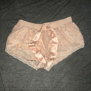 Aerie Large Pink Lace Lounge Pants